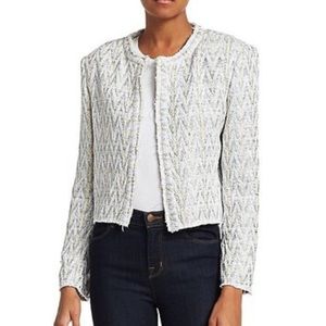 IRO/ white grey silver/ gold shimmer jacket